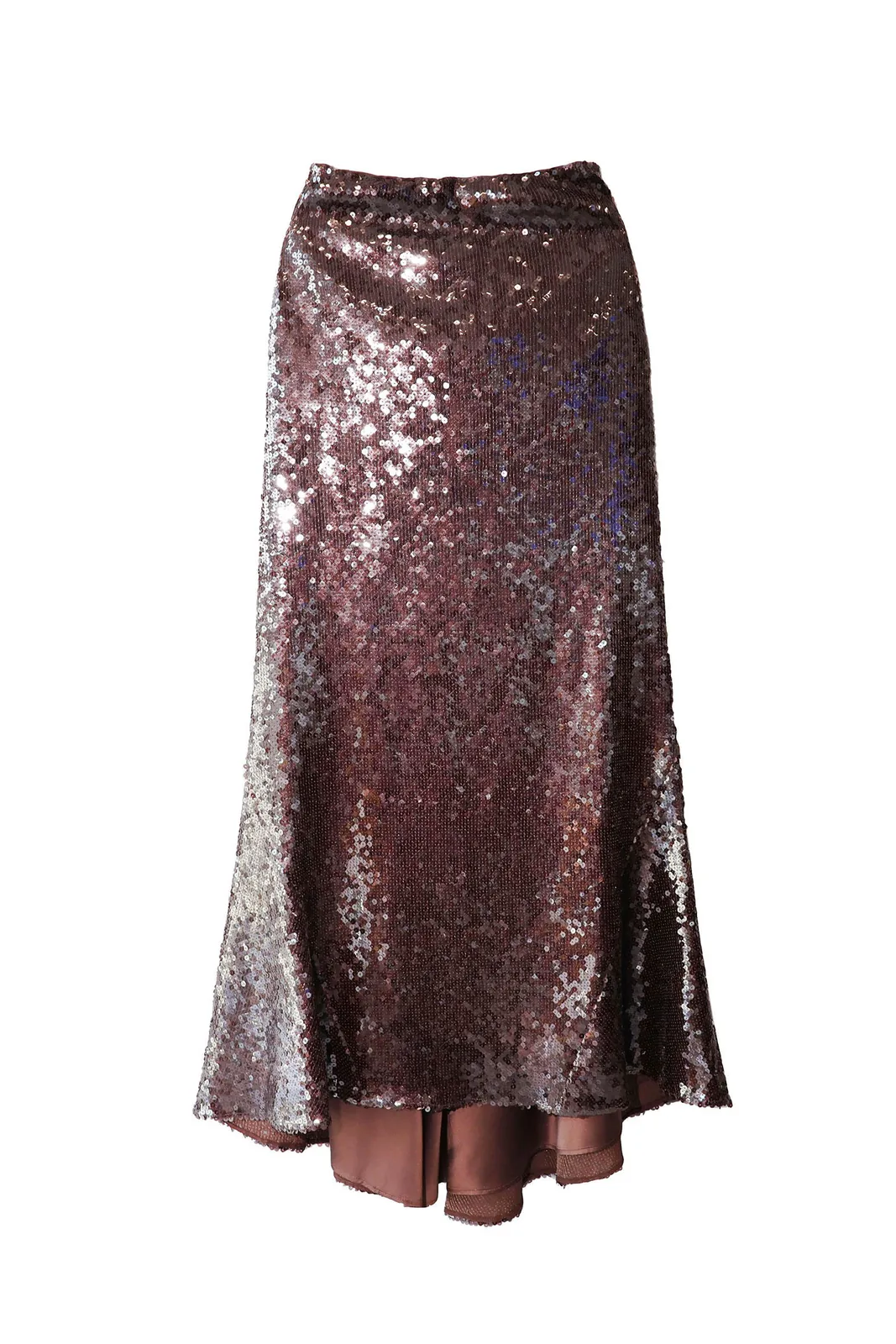 sequin long skirt