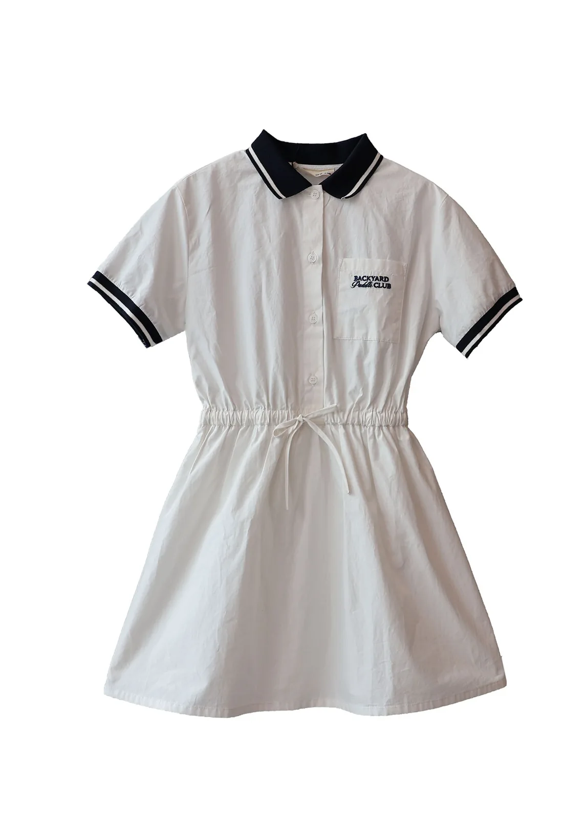 short-sleeve polo dress