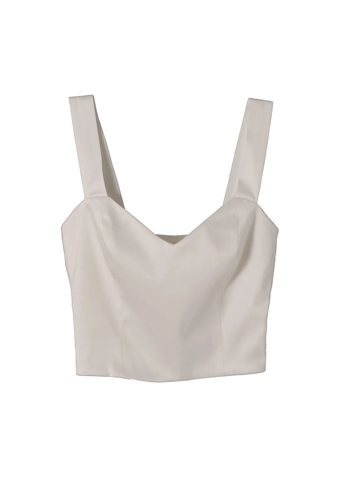 structured cropped top
