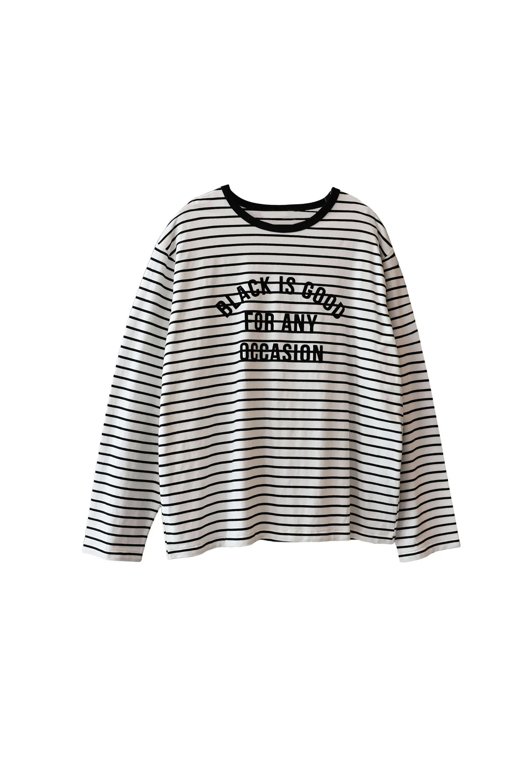 striped knit pullover
