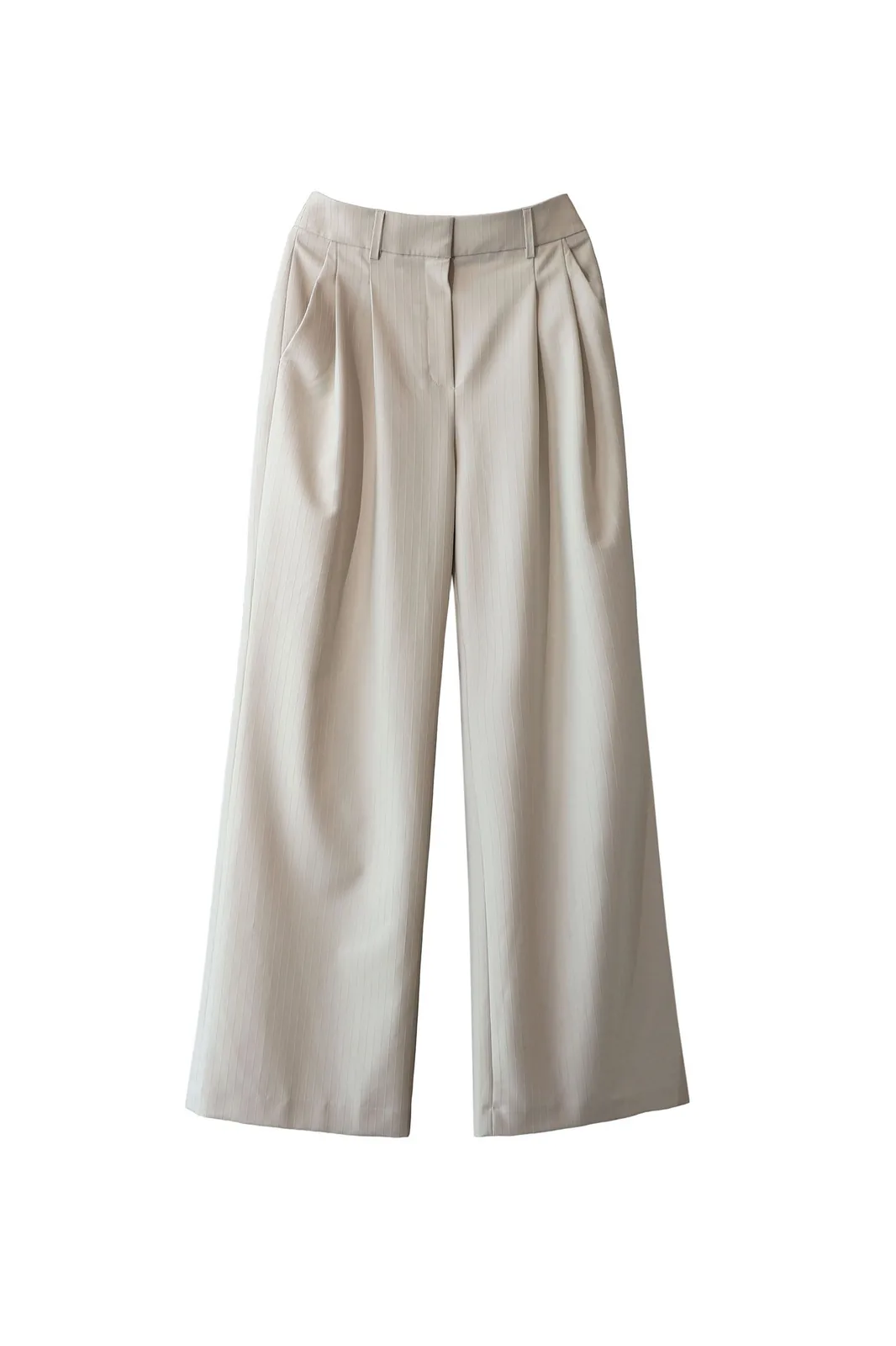 tailored wide-leg trousers